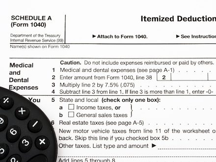 Itemized Deductions in St Petersburg Florida